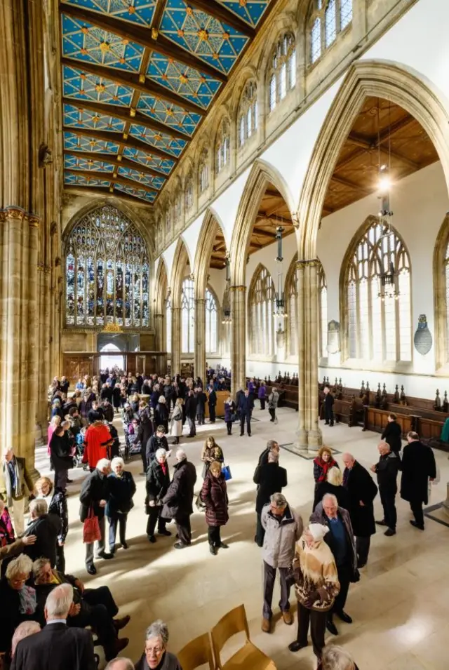 Inside Hull Minster