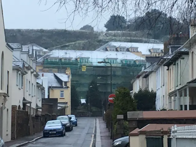 Snowy roof