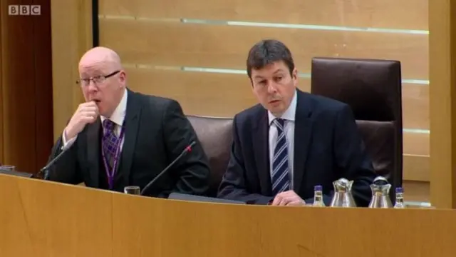 Holyrood Presiding Officer Ken Macintosh says the bill may fall afoul of EU law