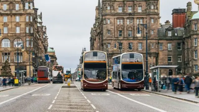 Buses in Edinburgh