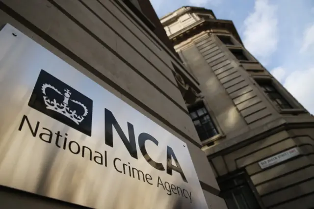 A general view of The National Crime Agency building in London, UK.