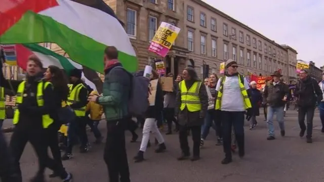 An anti-racism march in Glasgow on Saturday aimed to highlight the ongoing treatment of ethnic minority groups