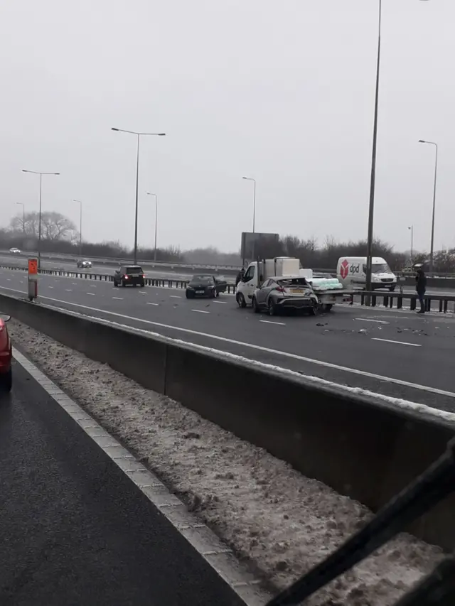 M20 accident junctions 5 and 6