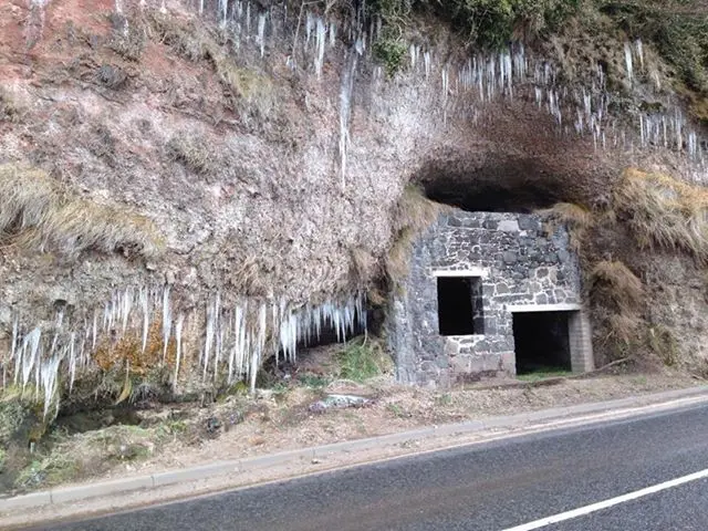 Icicles at caves