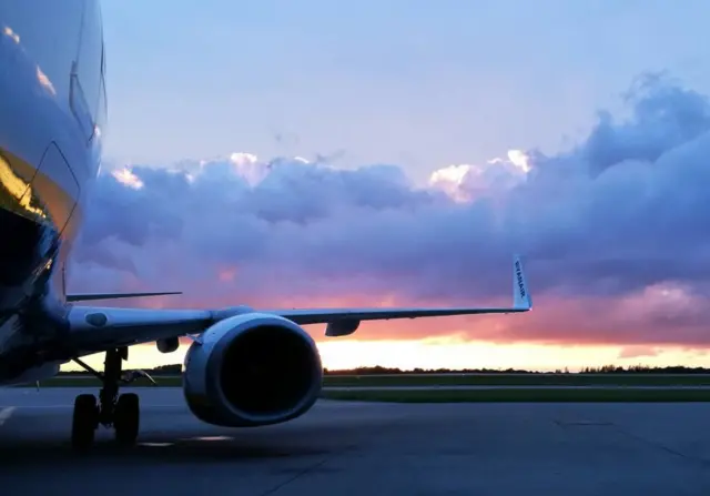 Plane at Stansted