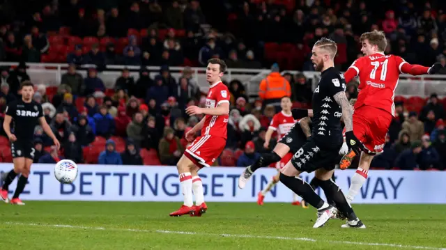 Patrick Bamford puts Middlesbrough ahead