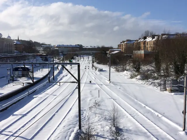 Pollokshields East station in Glasgow