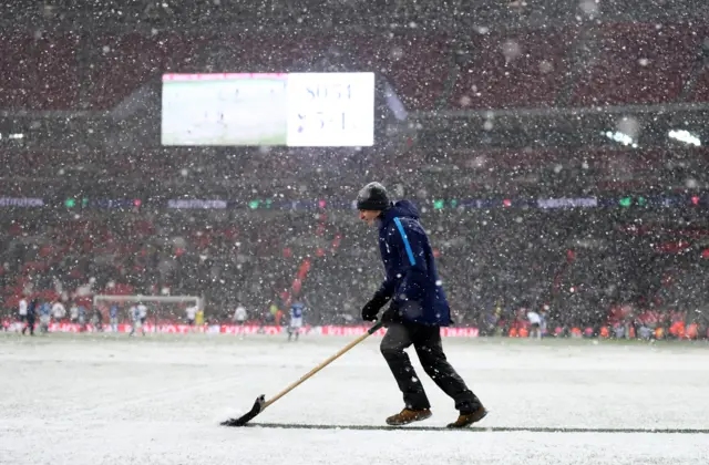 Tottenham against Rochdale in the FA Cup fifth round