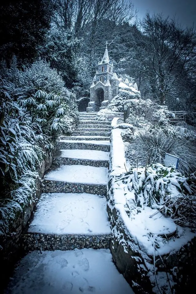 Guernsey Little Chapel in the snow