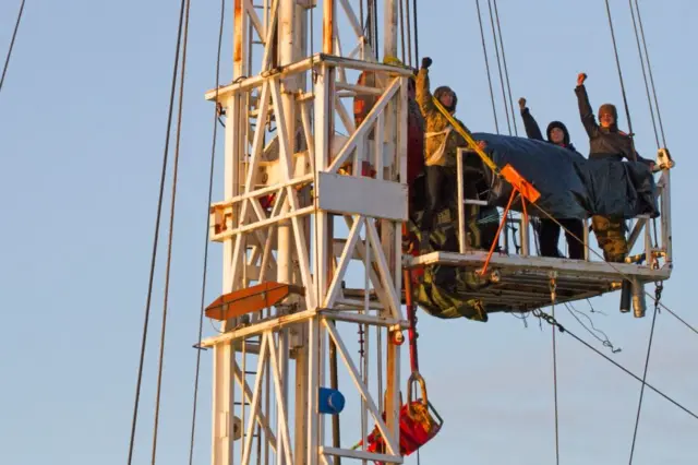 Fracking tower