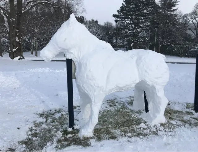 snow horse