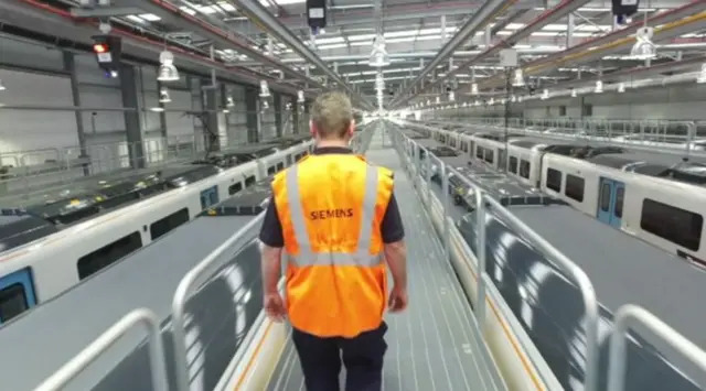 Siemens train factory