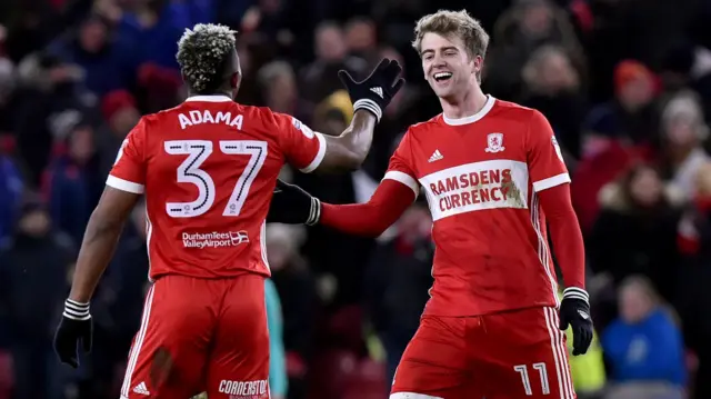 Adama Traore and Patrick Bamford