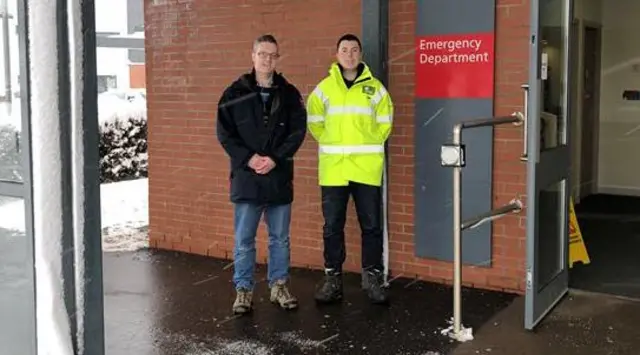 Dr John Mackay with Alistair McNie