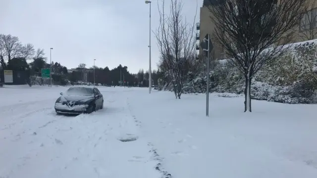 Snow in Dublin