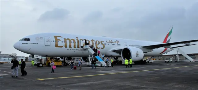 Emirates aircraft