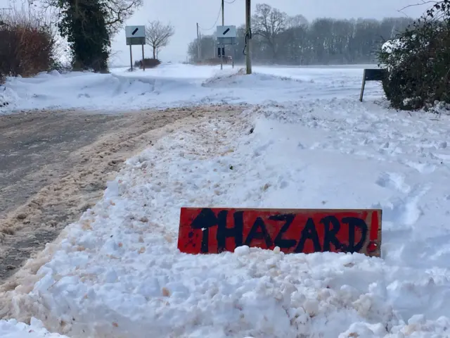 Snowy road