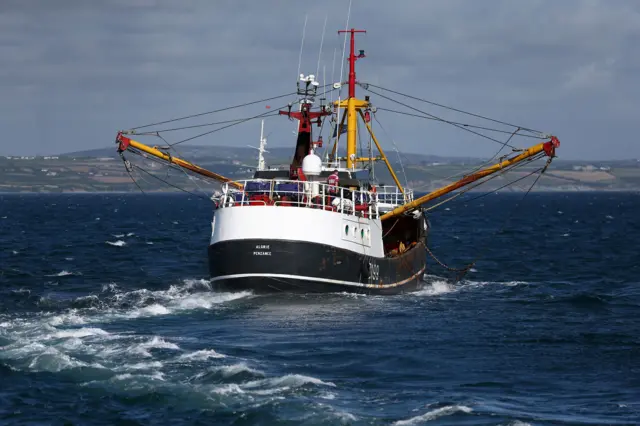 Fishing boat at Newlyn