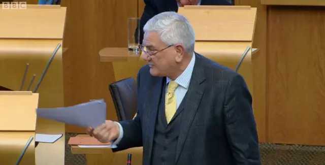 Lib Dem MSP Mike Rumbles