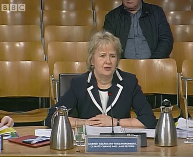 Environment Secretary Roseanna Cunningham