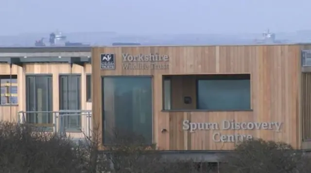 The new wooden Yorkshire Wildlife Trust building.