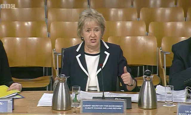 Environment Secretary Roseanna Cunningham