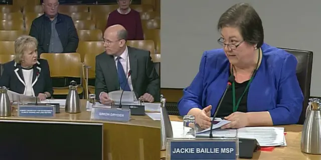 Roseanna Cunningham, Simon Dryden and Jackie Baillie