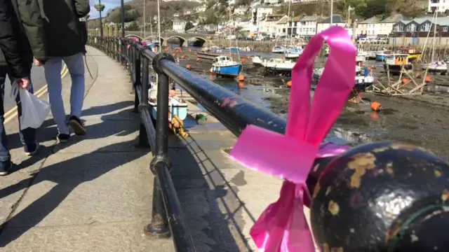 Pink ribbon for Maisie