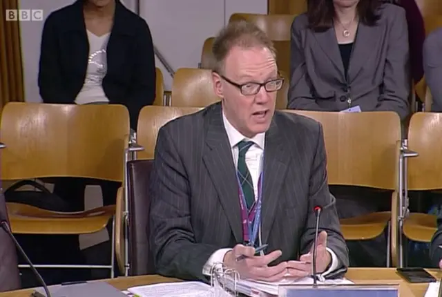 Donald Henderson from the Scottish government