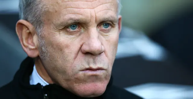 Peter Reid glaring