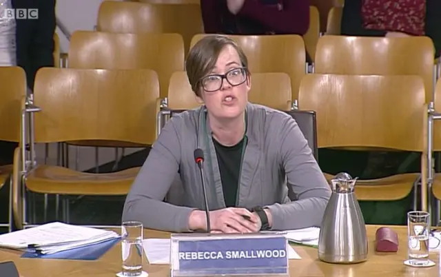 Audit Scotland's Rebecca Smallwood