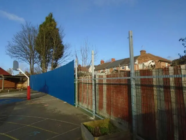 School fence