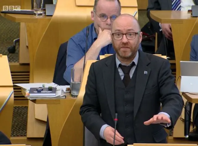 Green MSP Patrick Harvie