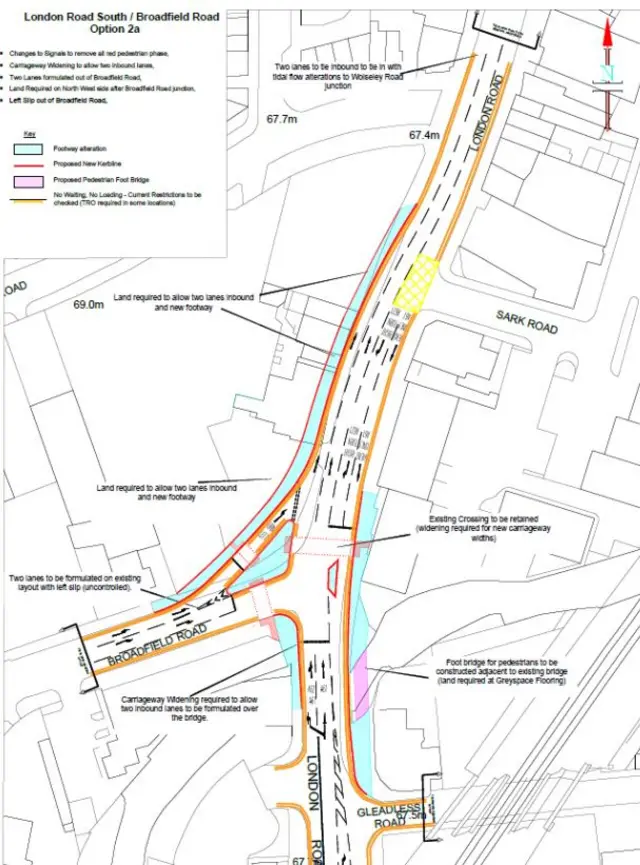 Road widening plans