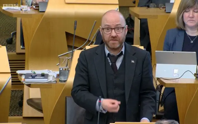 Green MSP Patrick Harvie