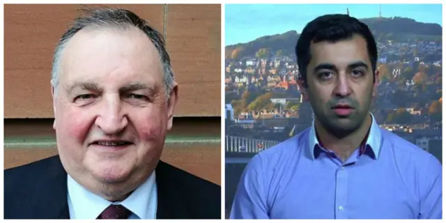 Jim Dempster admitted maing an Islamophobic comment about Transport Minister Humza Yousaf