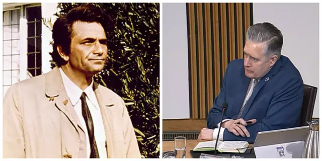 Columbo and George Adam