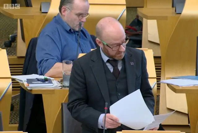 Green MSP Patrick Harvie