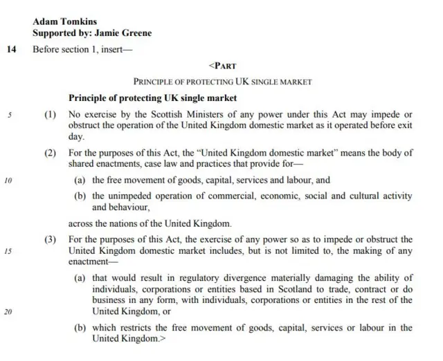 Tory amendment 14