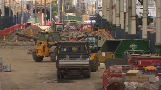 Construction at Waverley was well under way before the collapse of Carillion