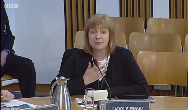 Carole Ewart of the Campaign for Freedom of Information in Scotland