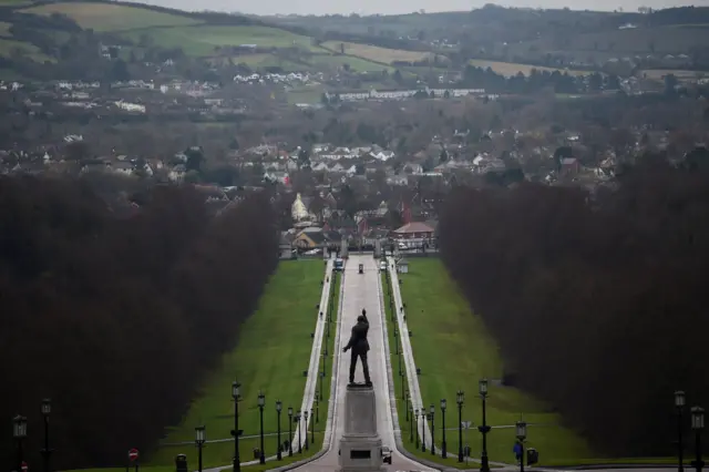 Carson's statue at Stormont