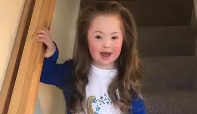 Minister praises five year-old Chloe Lennon from Irvine