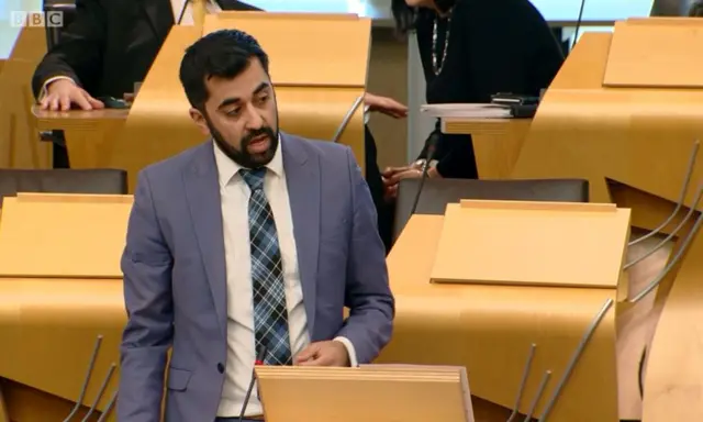 Transport Minister Humza Yousaf