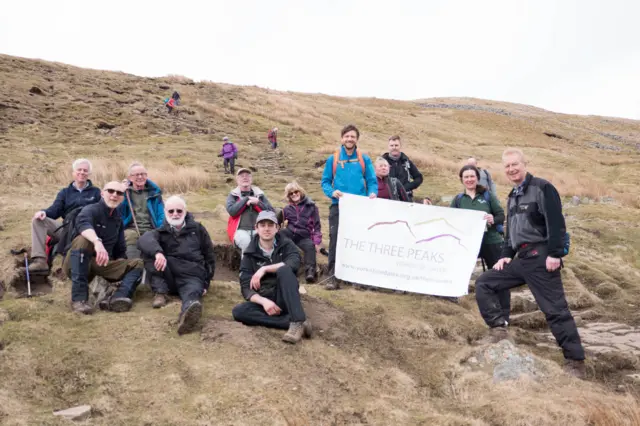 Campaigners on Whernside