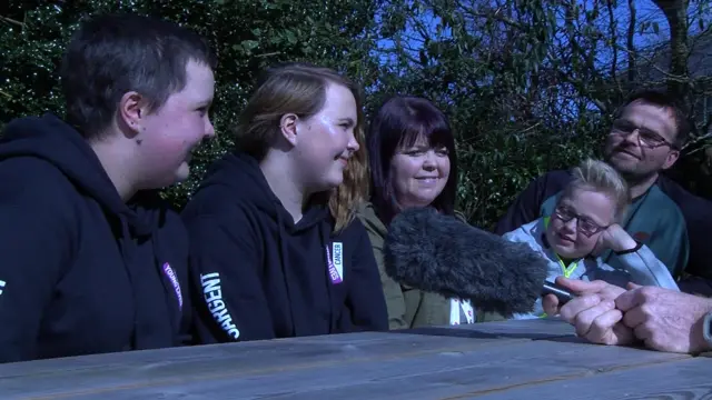 Family helped by DIY SOS in Yealmpton