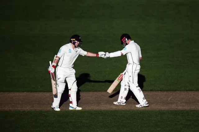 Tom Latham and Kane Williamson