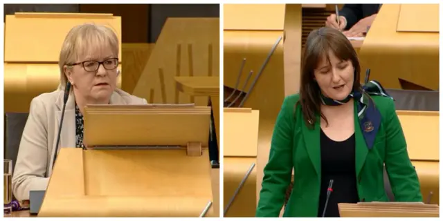 Johann Lamont questions Maree Todd