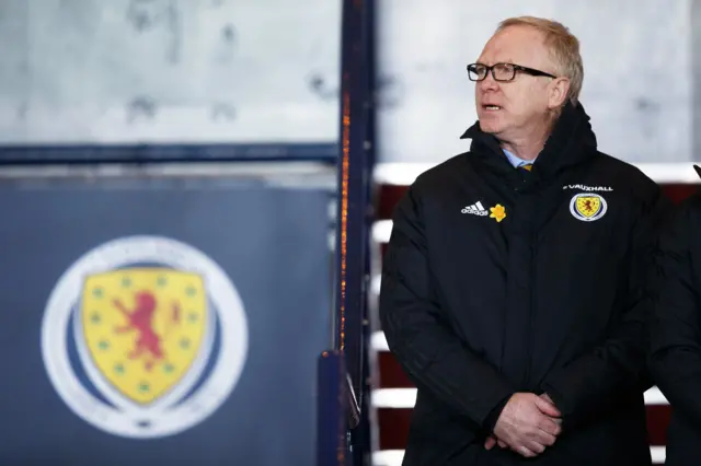 Scotland manager Alex McLeish