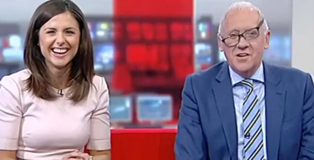 Harry Gration and Keely Donovan